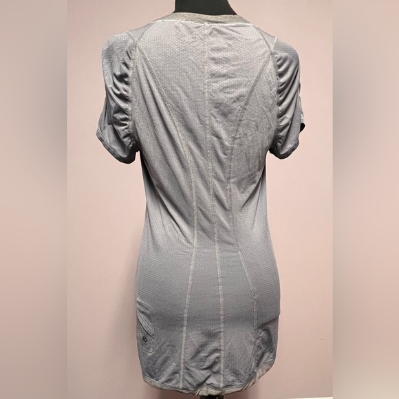 LULULEMON Gray SHIRT DRAW CORD Sz6 Women - Picture 3 of 9